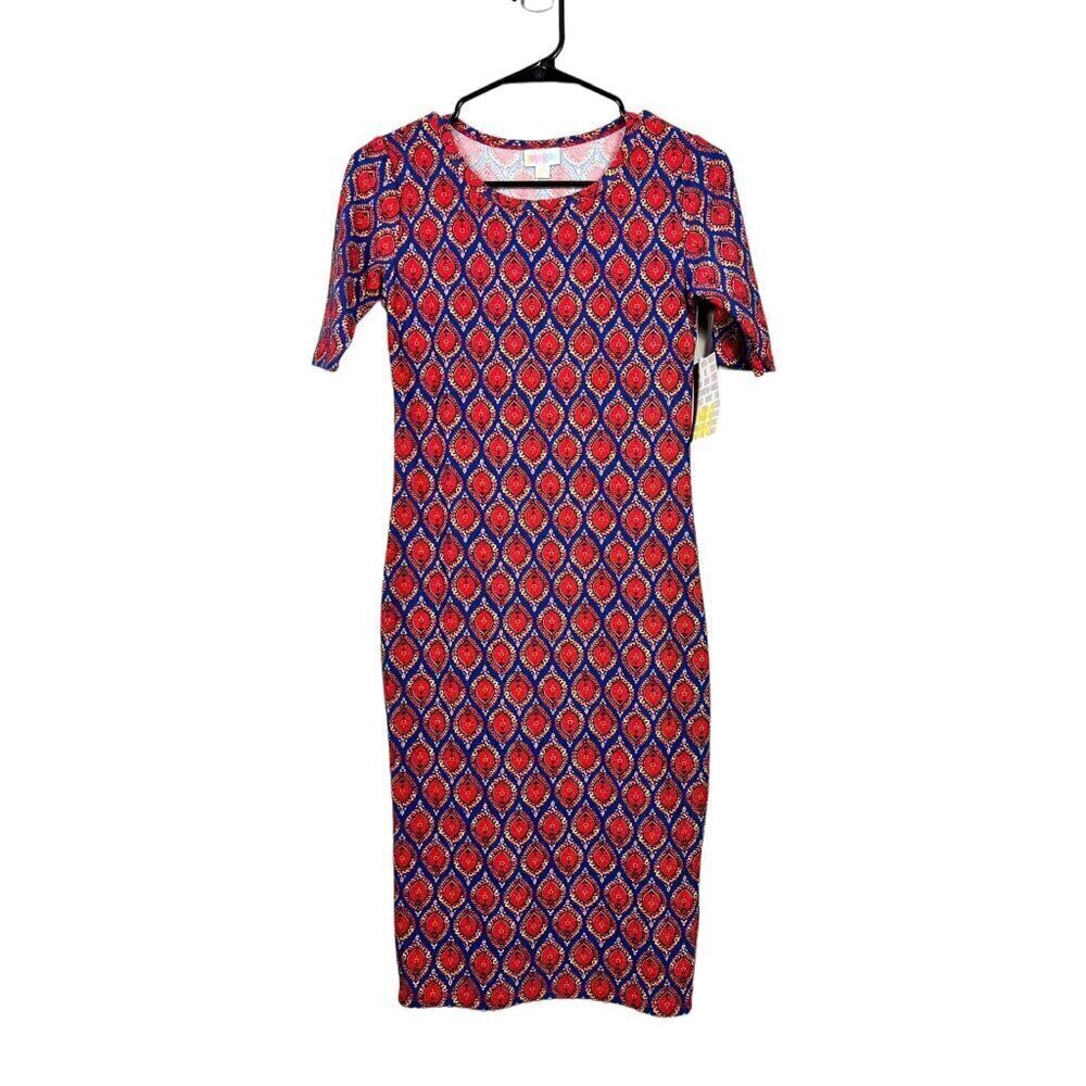 LuLaRoe Women's Short Sleeve Long A line Dress